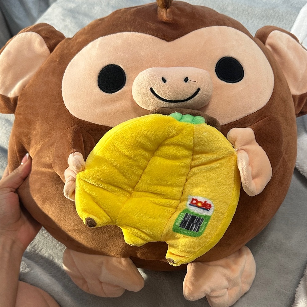 Amazon Brown and Yellow Monkey Stuffed Animal